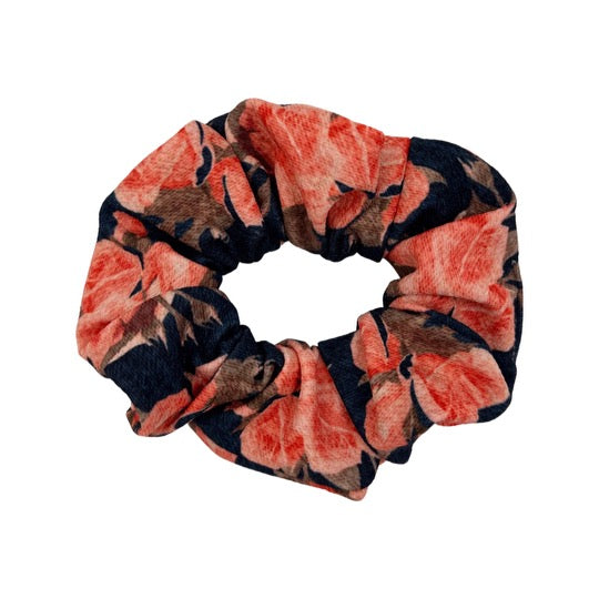Rose Denim Scrunchie