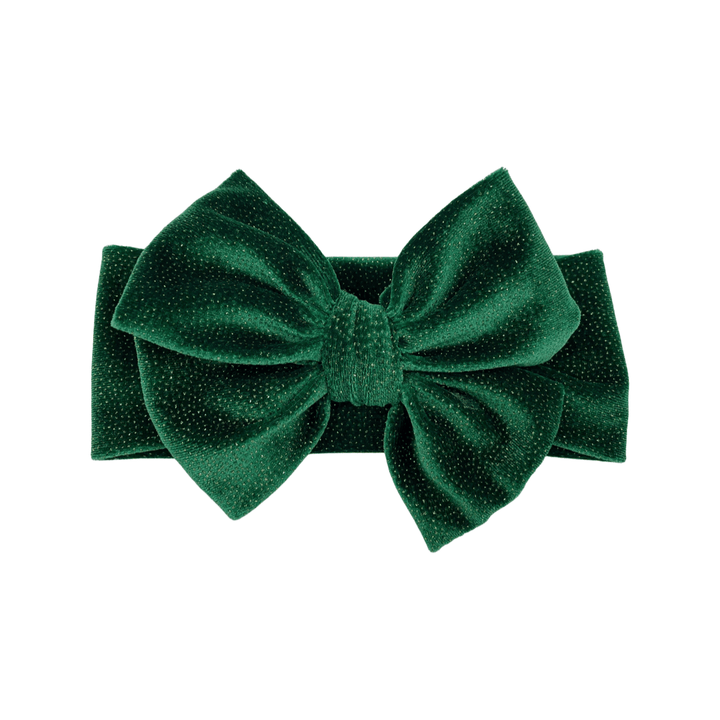Sparkling Green Velvet Headwrap
