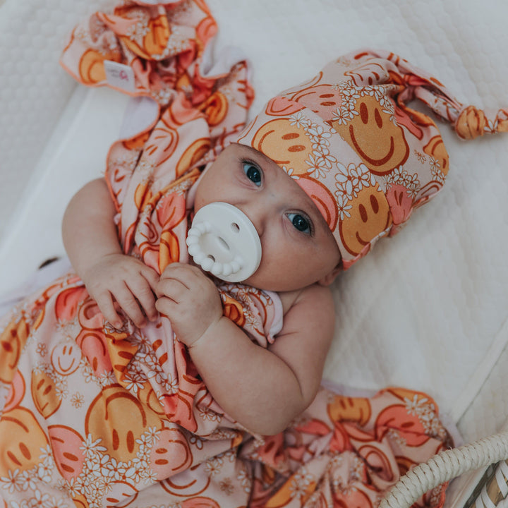 Happy Hippie Swaddle Blanket Set