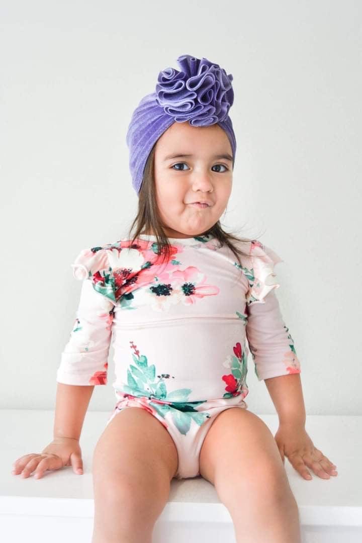 Velvet Bloom Turban