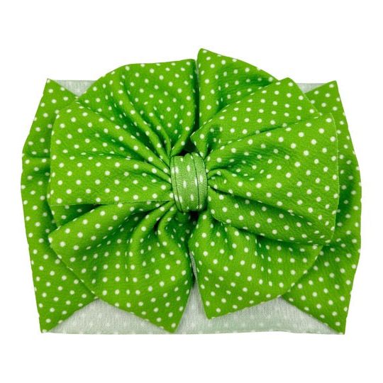 Green Dotty Headwrap