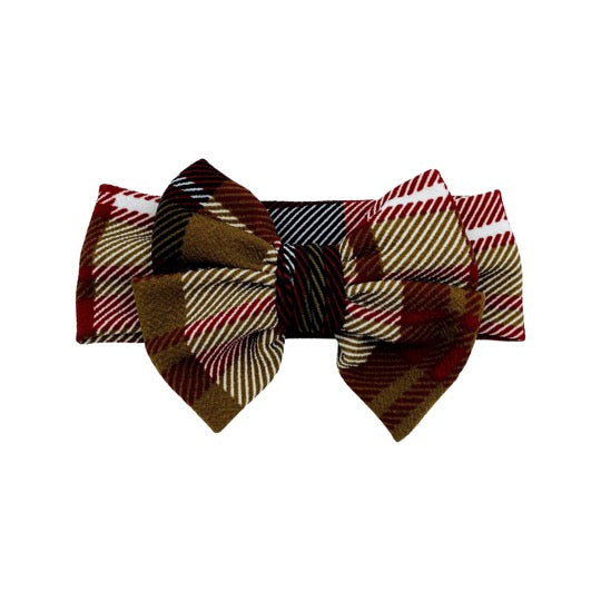 Reindeer Plaid Headwrap