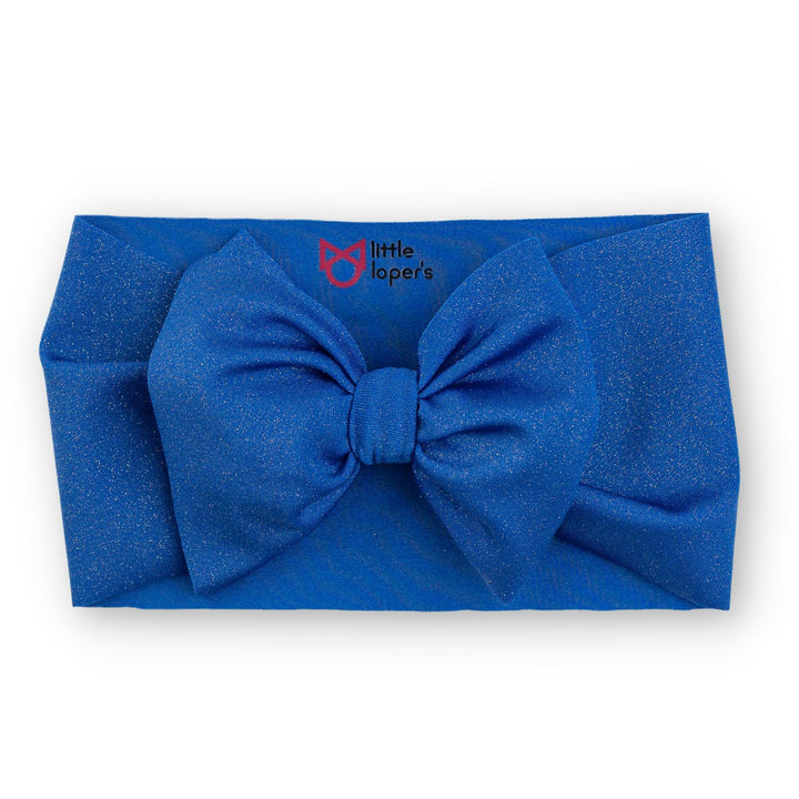 Glittery Blue Headwrap
