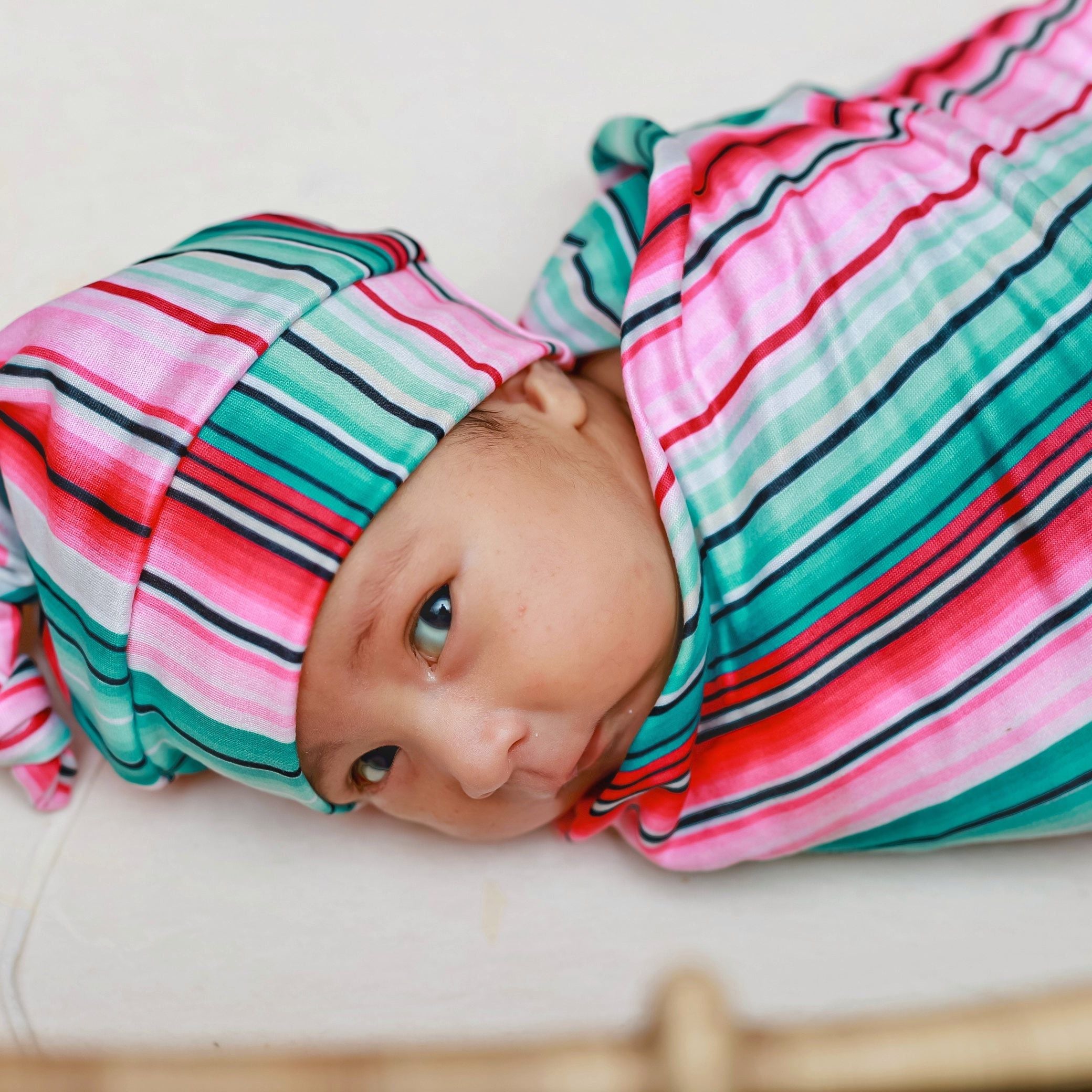 Serape Swaddle Blanket Set