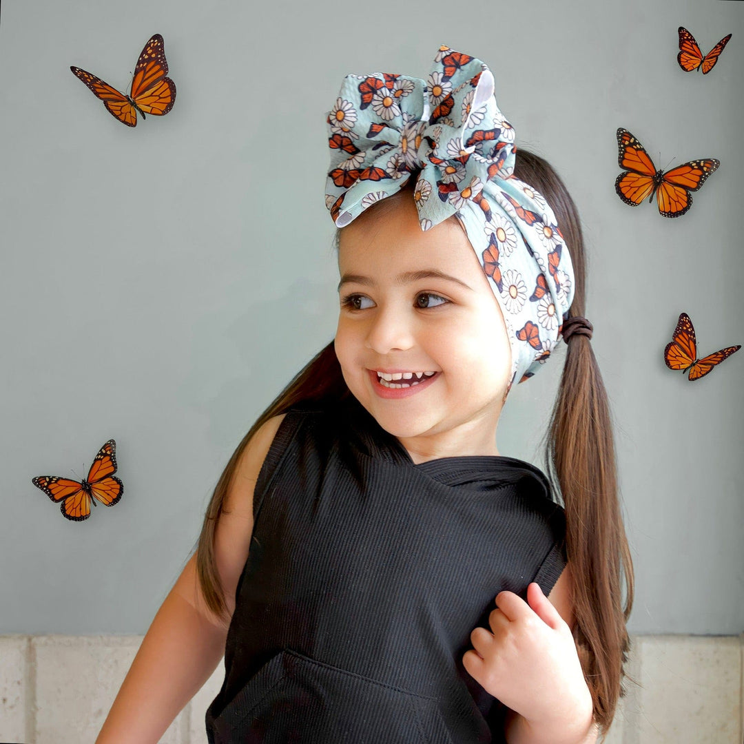 Monarch Floral Headwrap