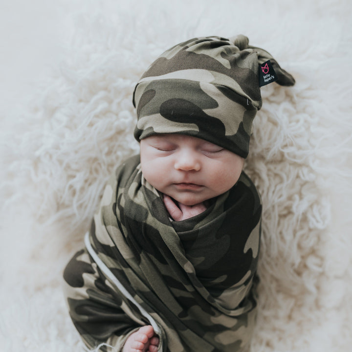 Camo Moss Swaddle Blanket Set