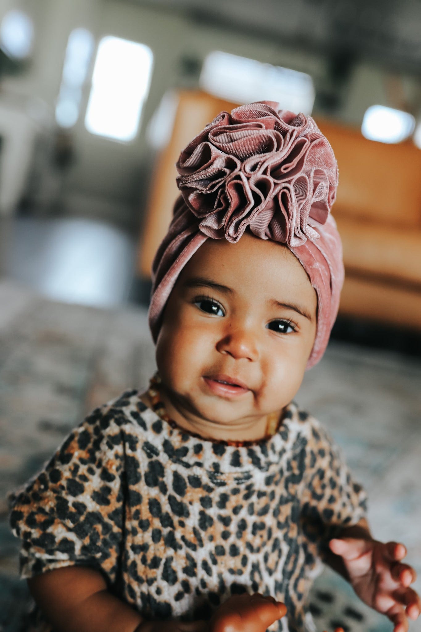 Velvet Bloom Turban