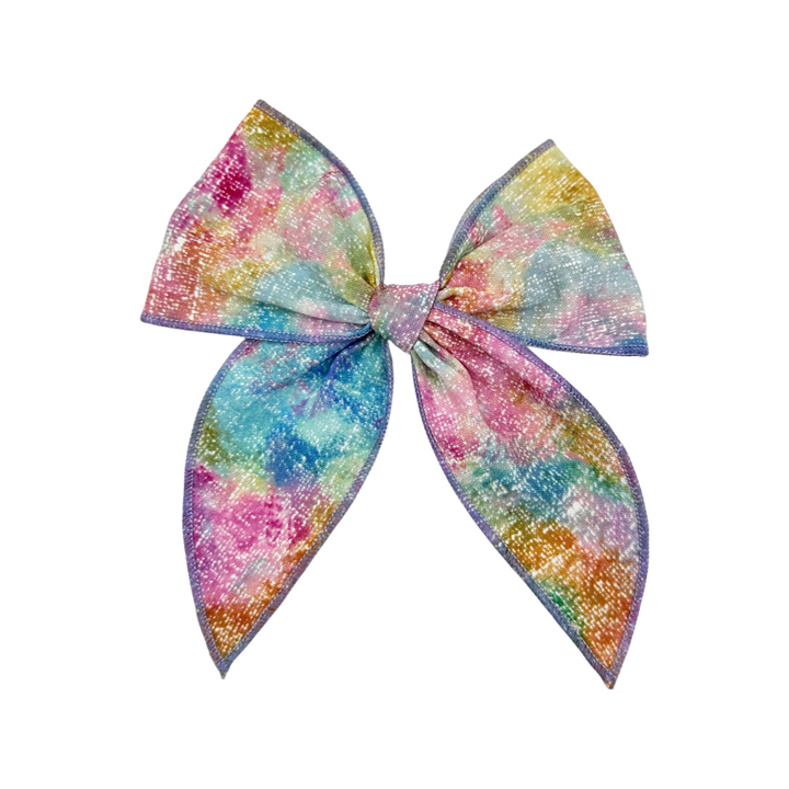 Swanky Bow - Tie Dye Shimmer