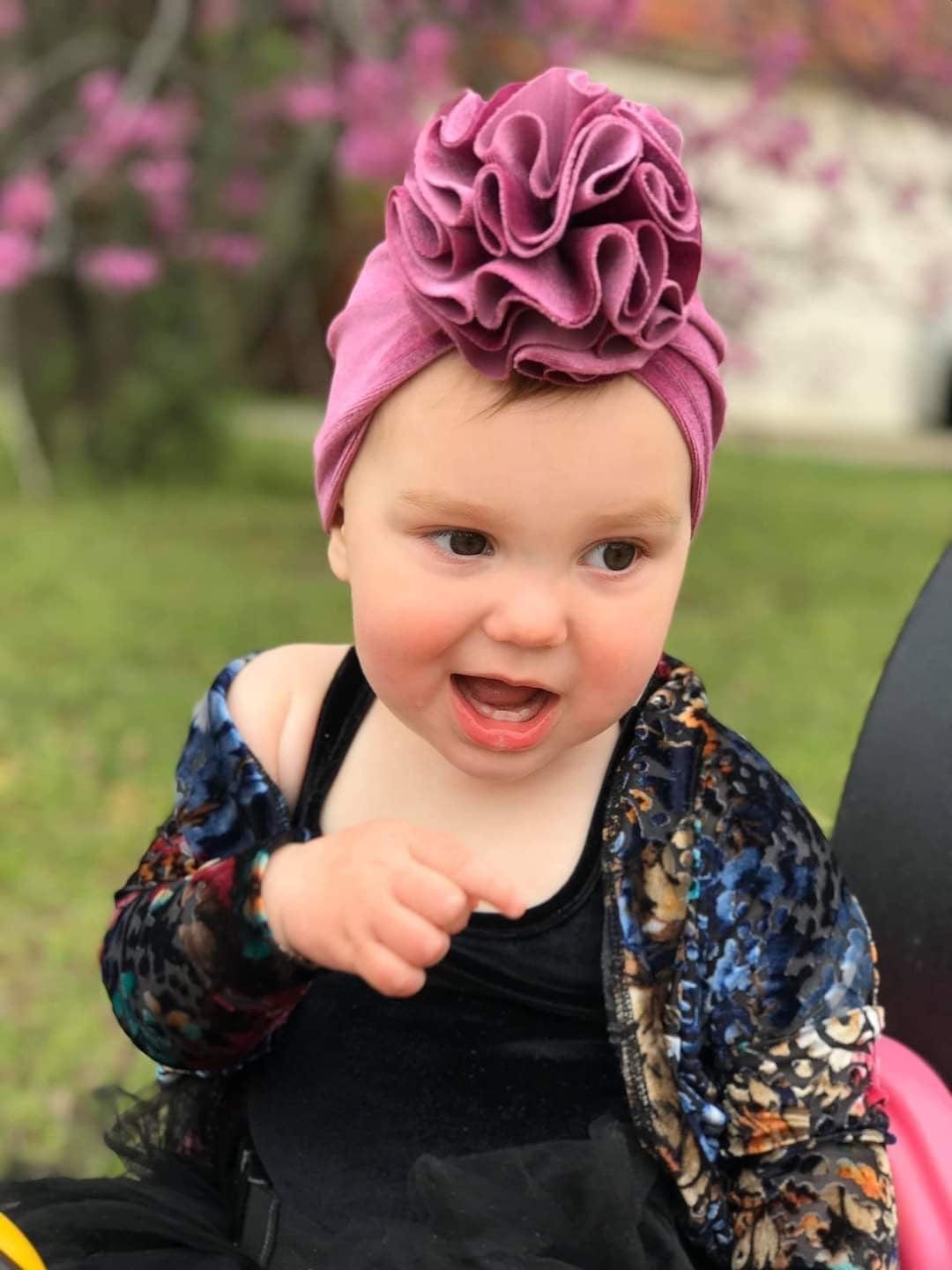 Velvet Bloom Turban