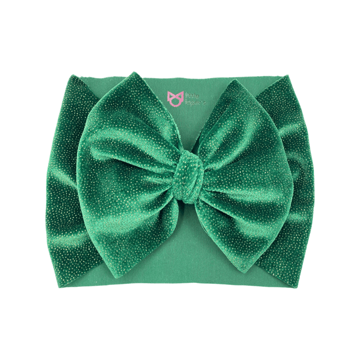 Sparkling Green Velvet Headwrap