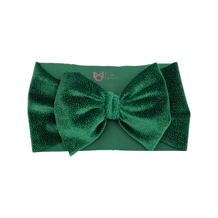Sparkling Green Velvet Headwrap