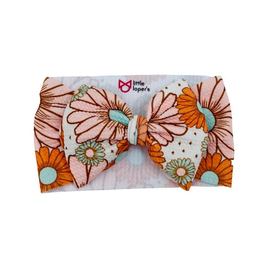 Daisy Floral Headwrap