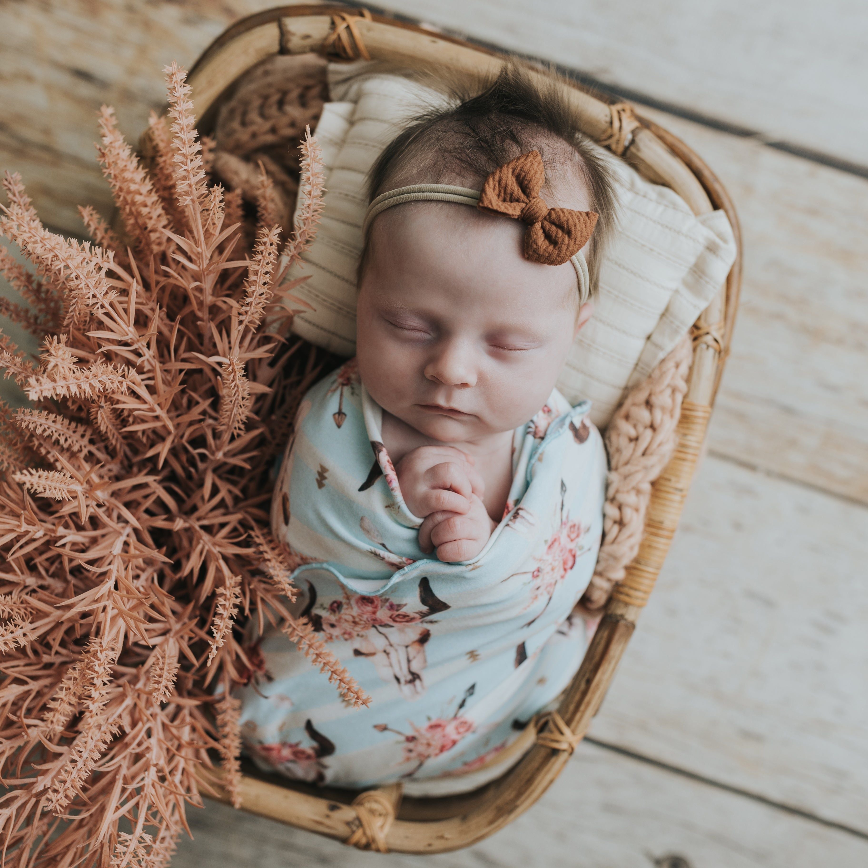 Boho Swaddle Blanket Set