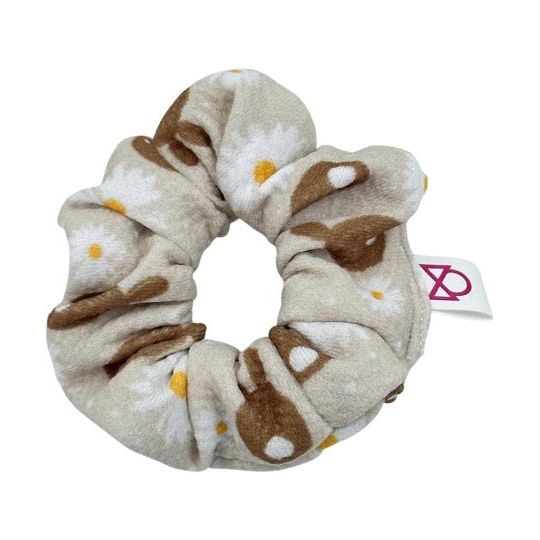 Mocha Bunny Scrunchie