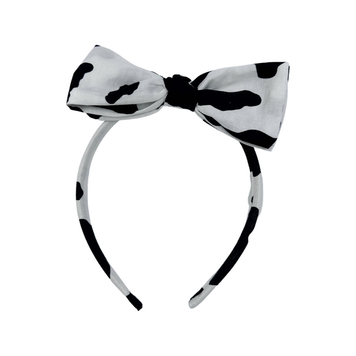 Swanky Headband - Cow Print