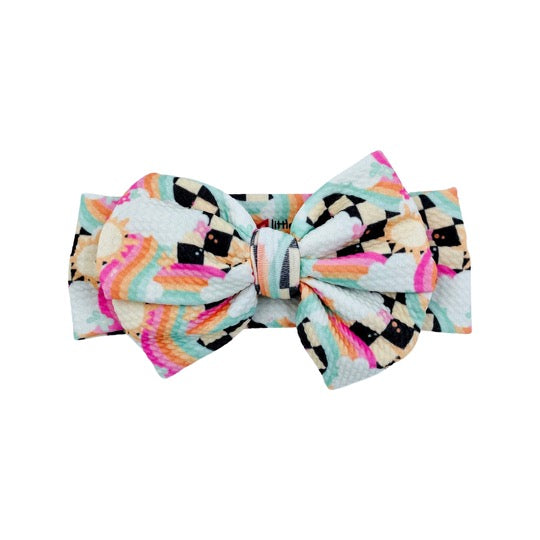 Racing Rainbows Headwrap