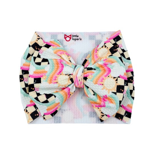 Racing Rainbows Headwrap