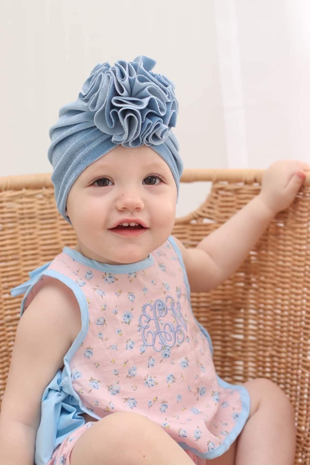 Velvet Bloom Turban