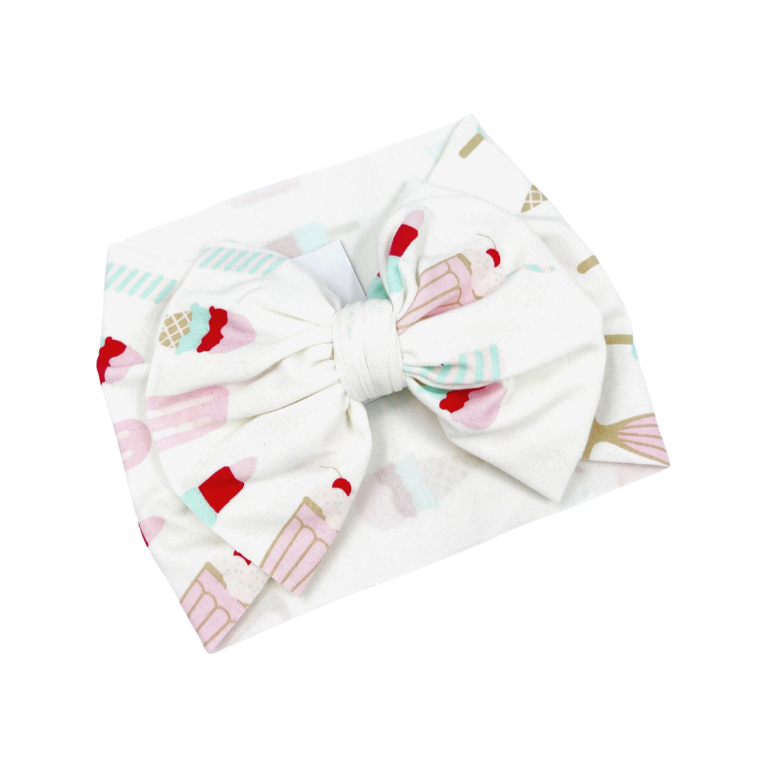 NATURAL ICE CREAM SHOP - Print Luxe Bow