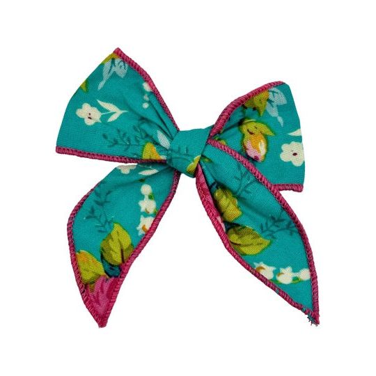 Swanky Bow - Turquoise Floral