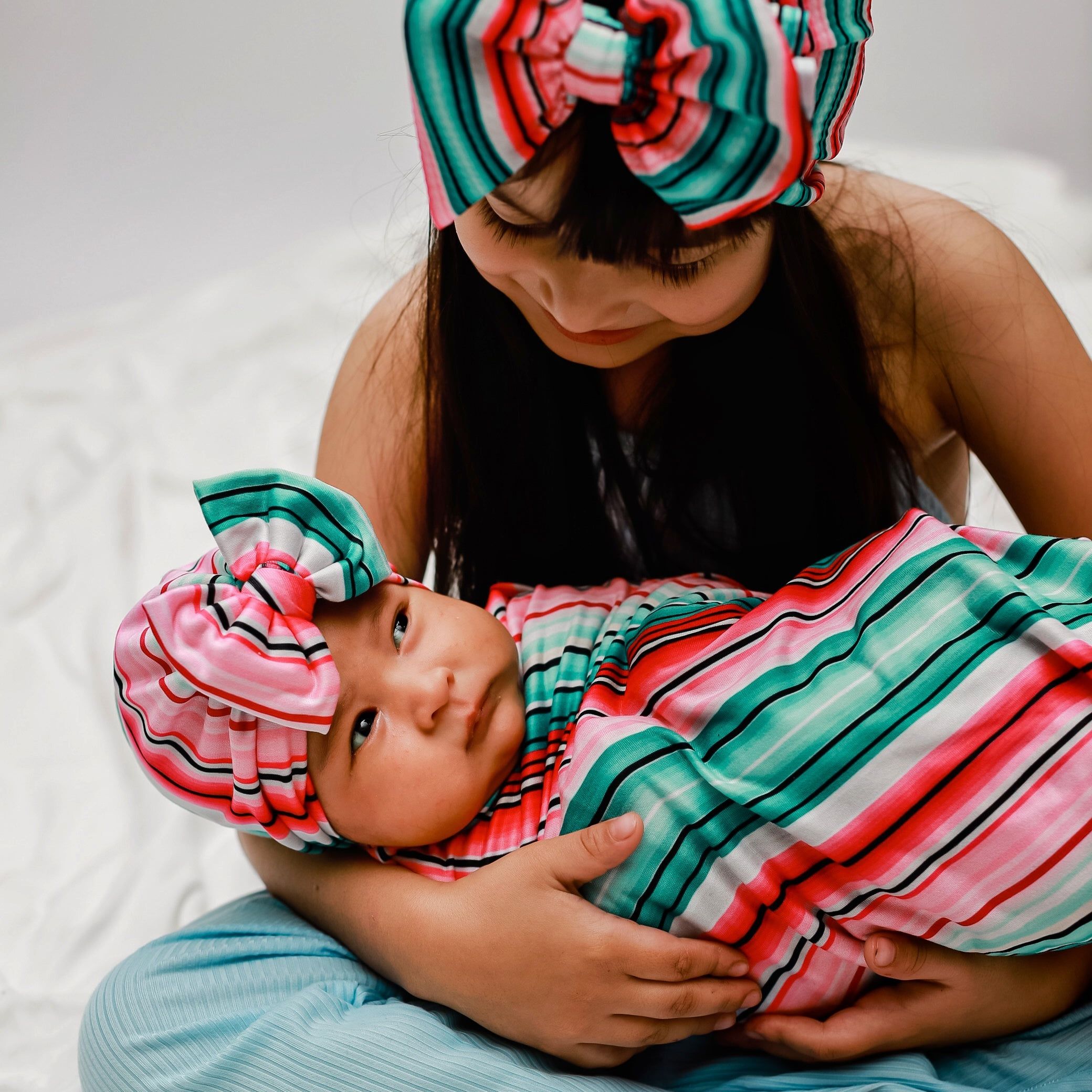 Serape Swaddle Blanket Set