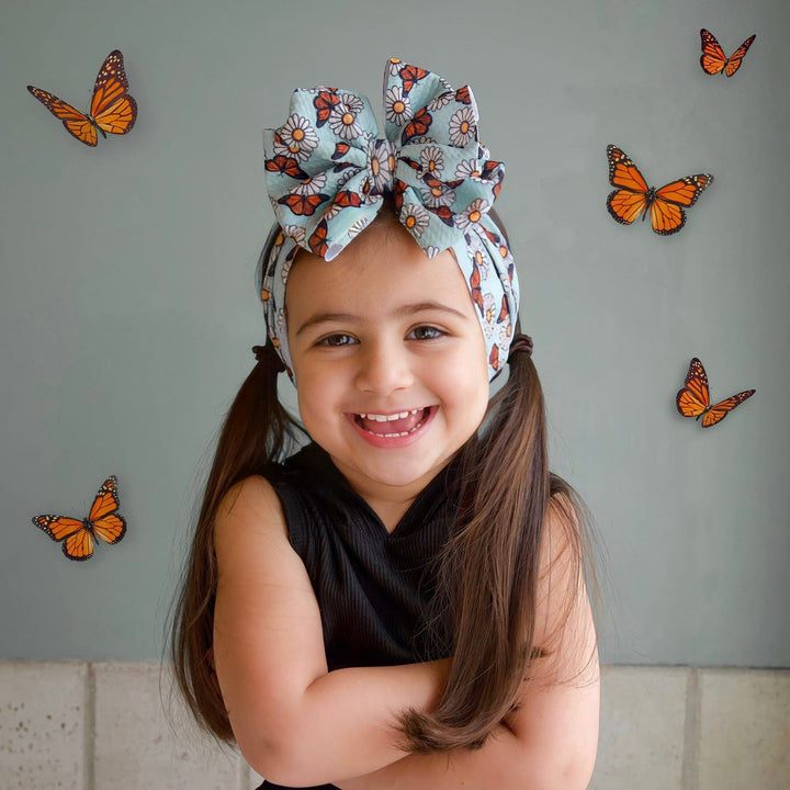 Monarch Floral Headwrap