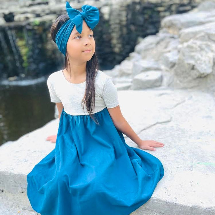 Sapphire Organic Knit Headwrap