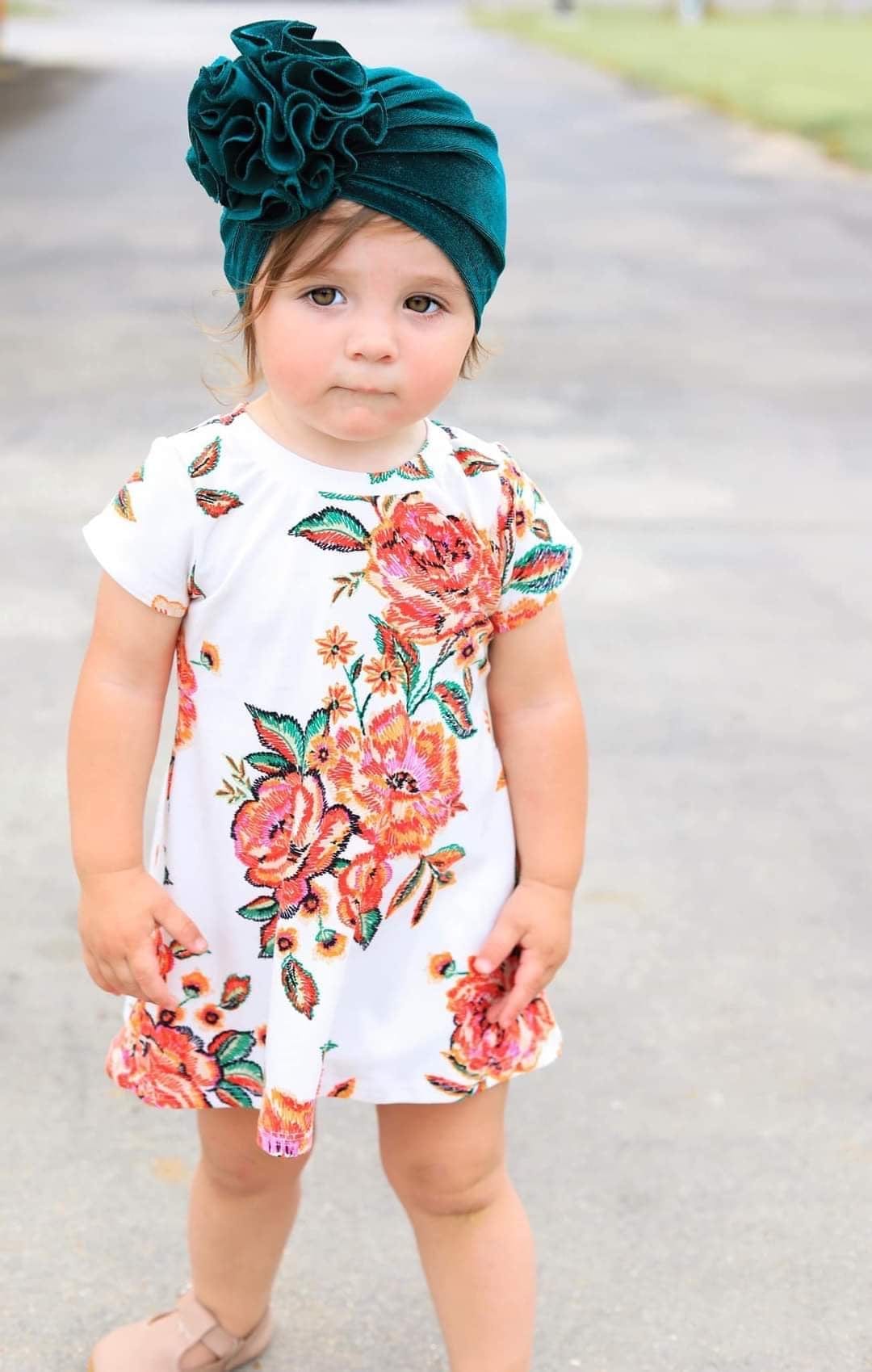 Velvet Bloom Turban