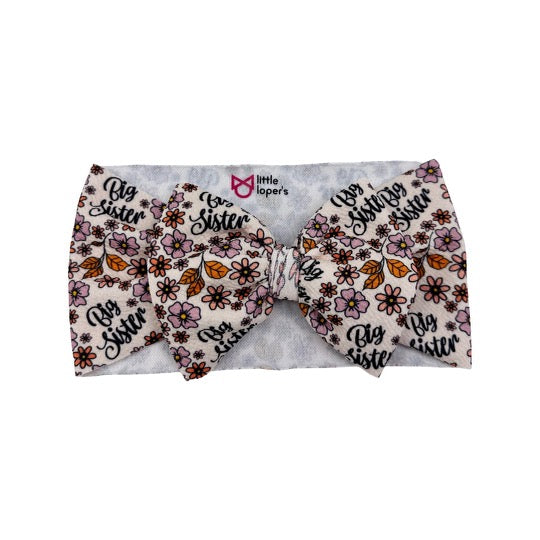 Big Sister Boho Heirloom Floral Headwrap