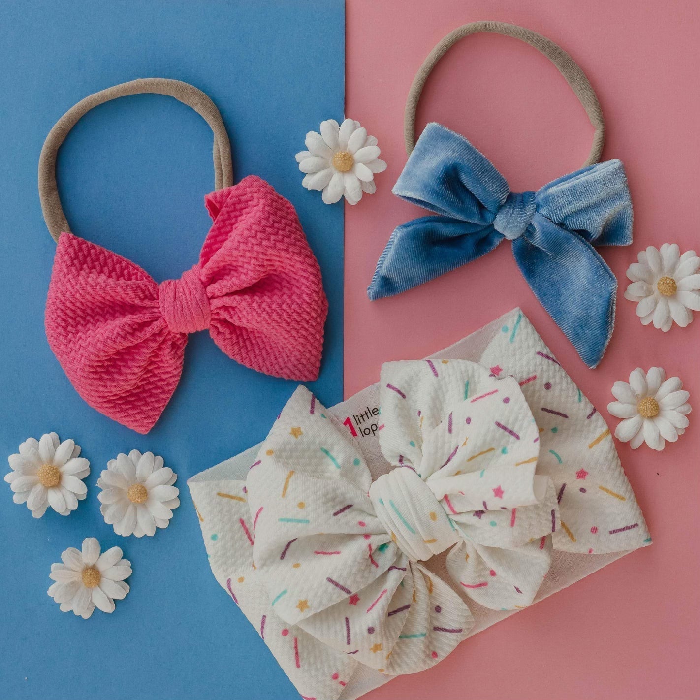 Sprinkles Newborn Deluxe Bow Set Mini