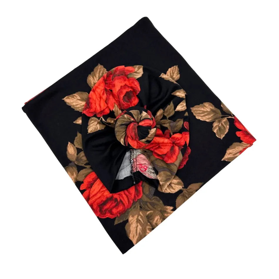 Rose Swaddle Blanket Set