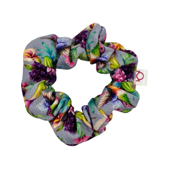 Mockingbird Floral Scrunchie
