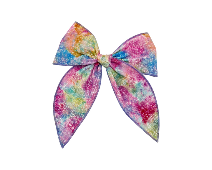 Swanky Bow - Tie Dye Shimmer