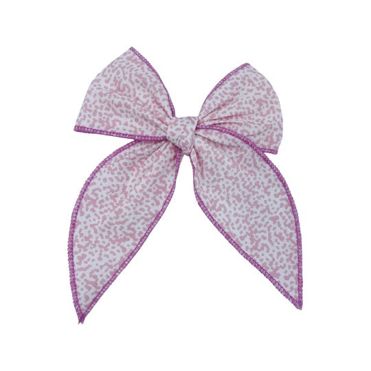Swanky Bow - Pink Spots