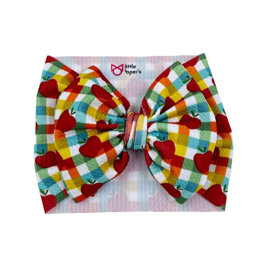 Apple Plaid Headwrap