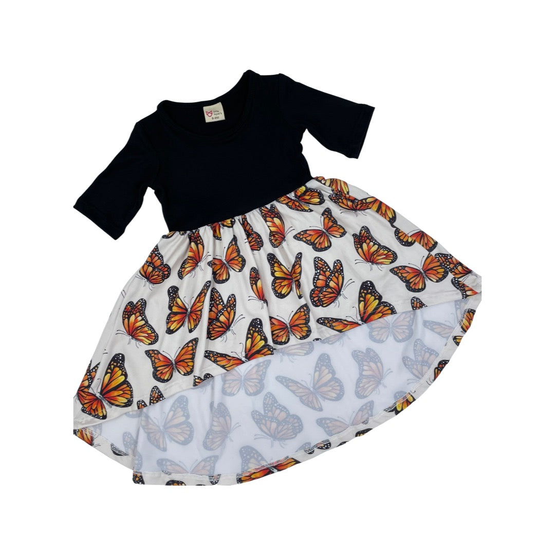 Hi Low Butterfly Twirl Dress