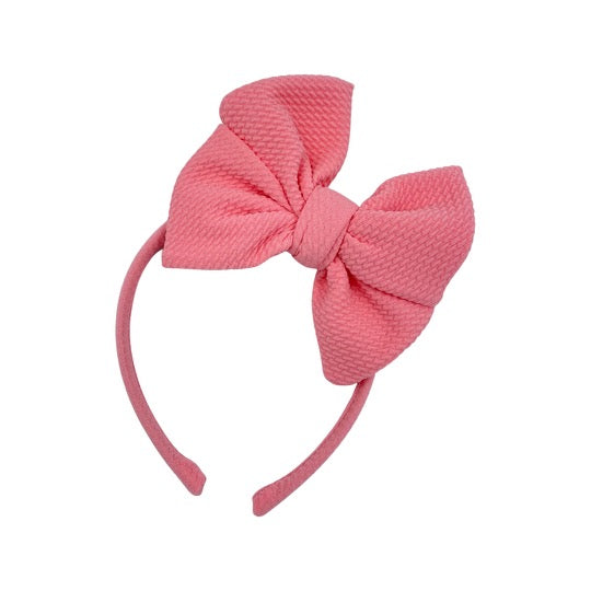Fancy Butterfly Bow - Sunny Pink