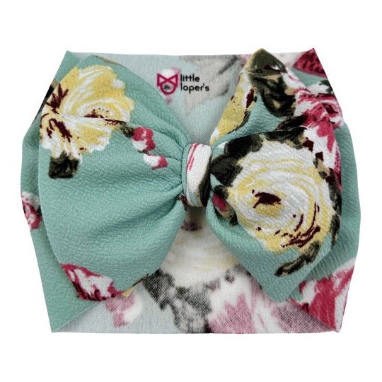 Mint Floral Headwrap