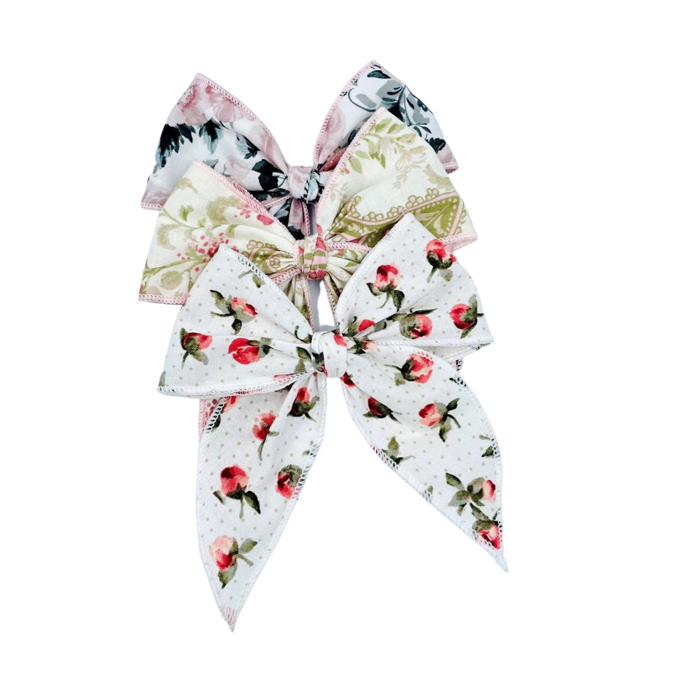 Vintage Floral Mini Swanky bows